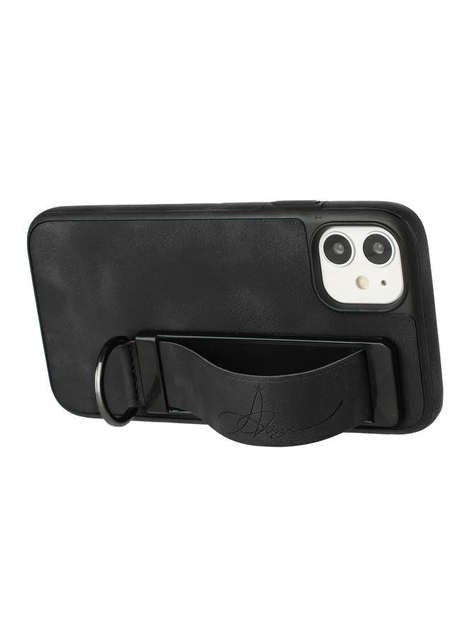 اس-توب جراب خلفي من الجلد مع حامل معصم لهاتف iPhone 11 - Image 3