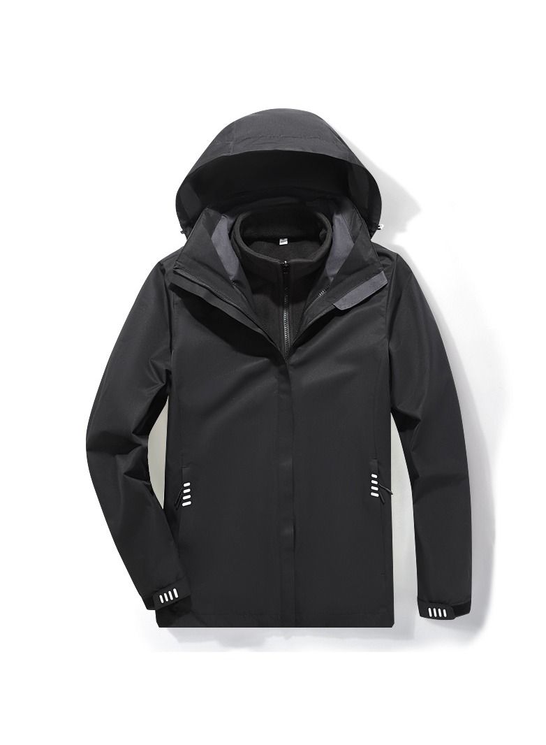 Loquat Thin Single Layer Hooded Windproof And Waterproof Overcoat 
