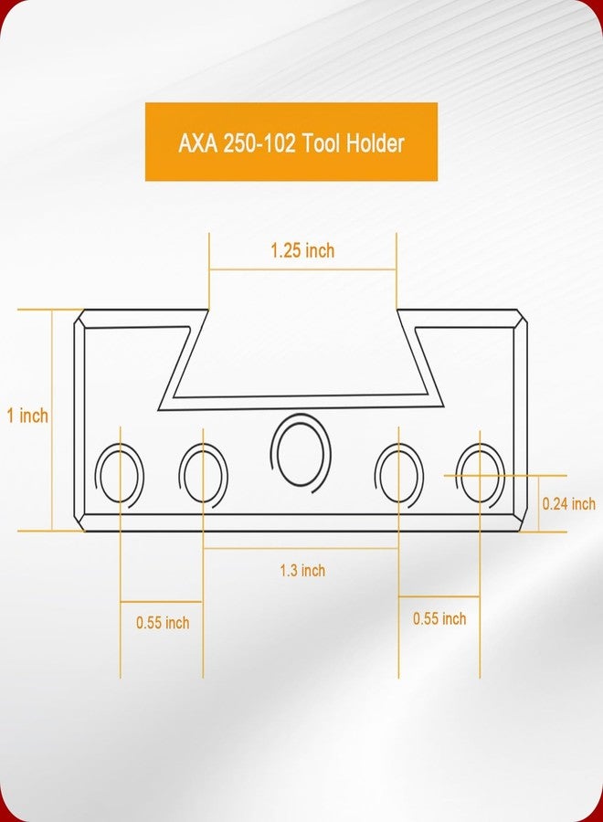 findmall 2 قطعة 2# حامل أداة التغيير السريع 250-102 حامل أداة AXA مناسب للمخرطة - Image 3