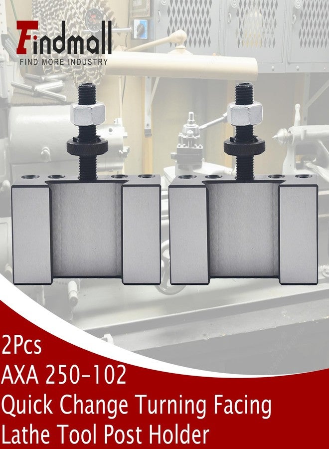 findmall 2 قطعة 2# حامل أداة التغيير السريع 250-102 حامل أداة AXA مناسب للمخرطة - Image 4