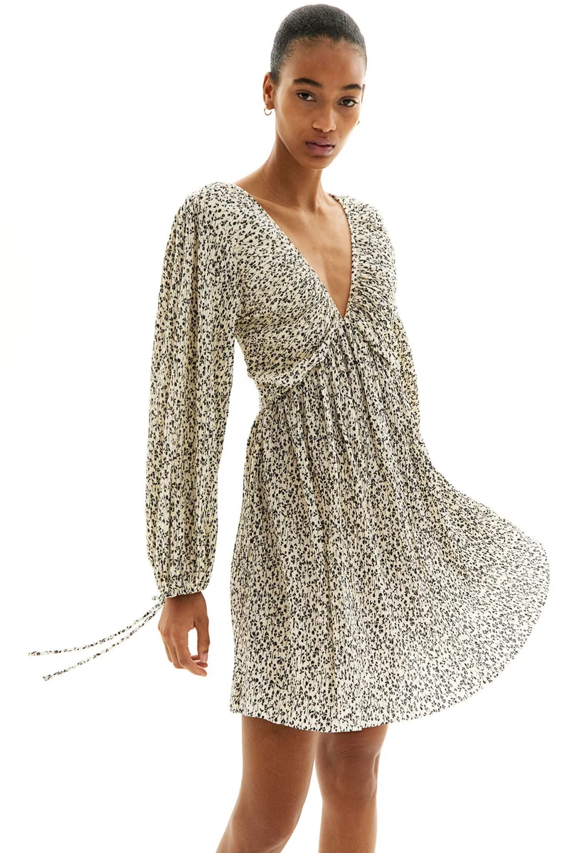 H&M Plissé dress