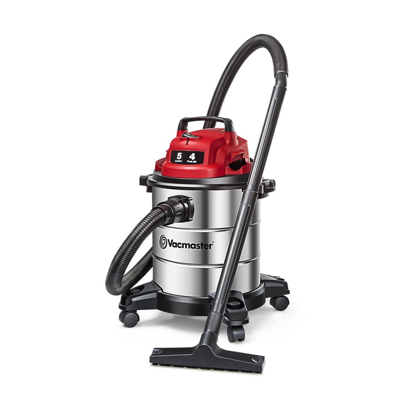 Vacmaster 5-Gallon* 4 Peak HP Stainless Steel Wet/Dry Vacuum â€“ VOC508S 1101 - Image 1