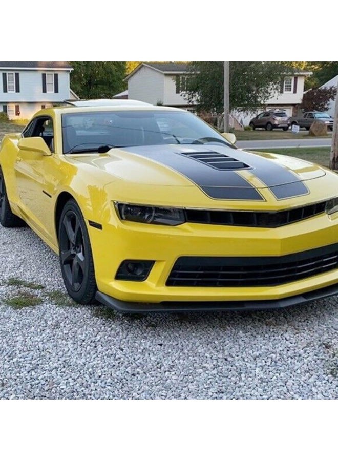 ECOTRIC Hood Scoop Vents Grille Compatible with 2014-2015 Chevrolet Camaro LS LT SS Z/28 ZL1 V8 V6 Replacement for 22828242 - Image 2