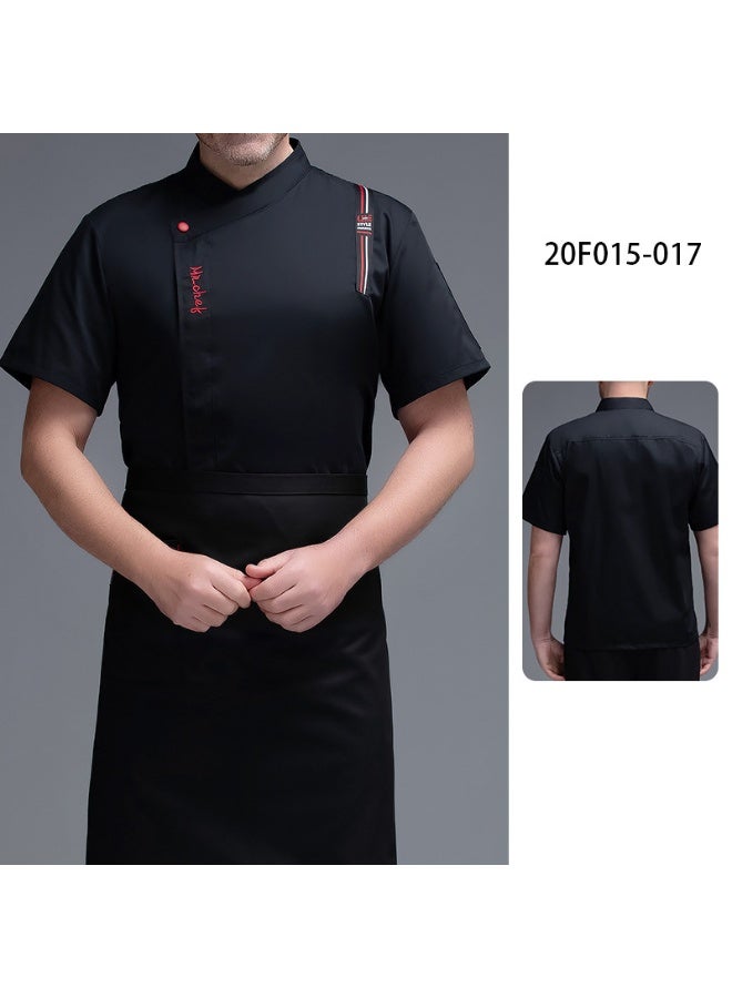 NIBEMINENT High-End  Chef Overalls Kitchen Kitchen Canteen Restaurant Restaurant Work Wear Men's and Women's Catering Autu  - Image 1