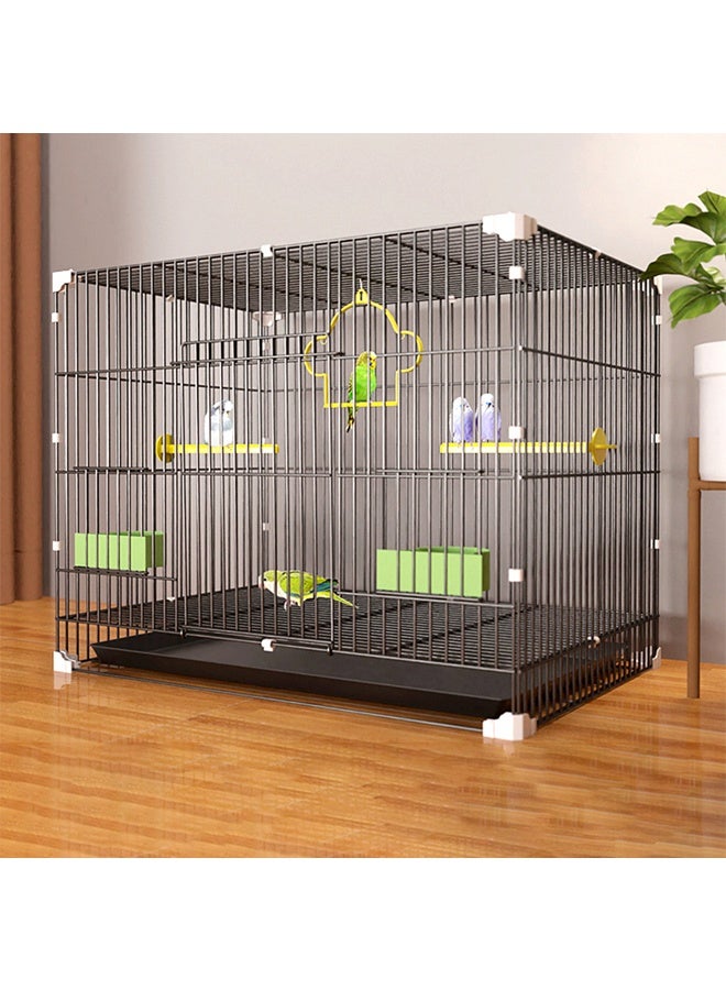 NKX Large Metal Pet Cage for Home | Spacious Multi-Pet Indoor Enclosure with Pull-Out Tray - Image 1