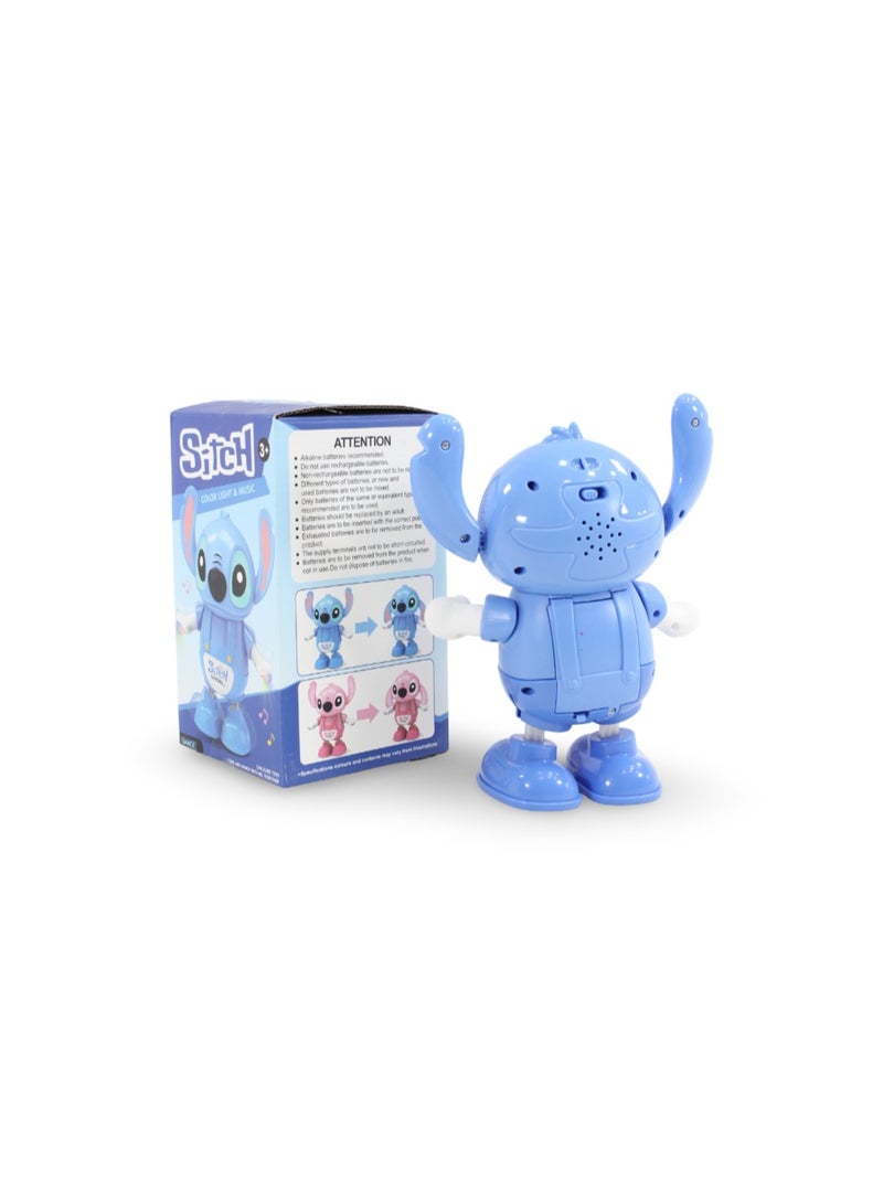 Stitch Electric Dancing Robot Toy – Baby Blue - Image 2
