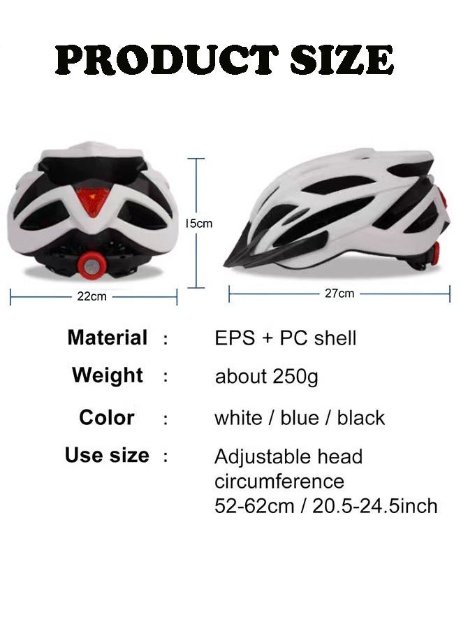 founder Adult Bike Helmet, Lightweight Bike Helmet for Men Women, Mountain Road Bicycle Helmet Comfort with Pads&Visor, Breathable Cycling Helmet Adjustable Size - Image 3