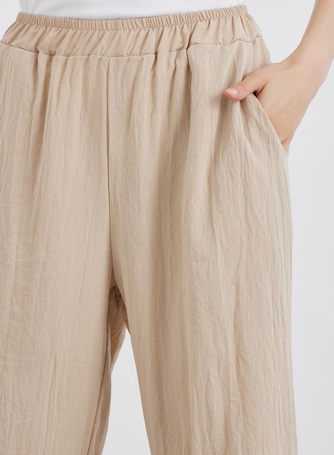 Take Two Styli Contrast Hem Panel Pants - Image 4
