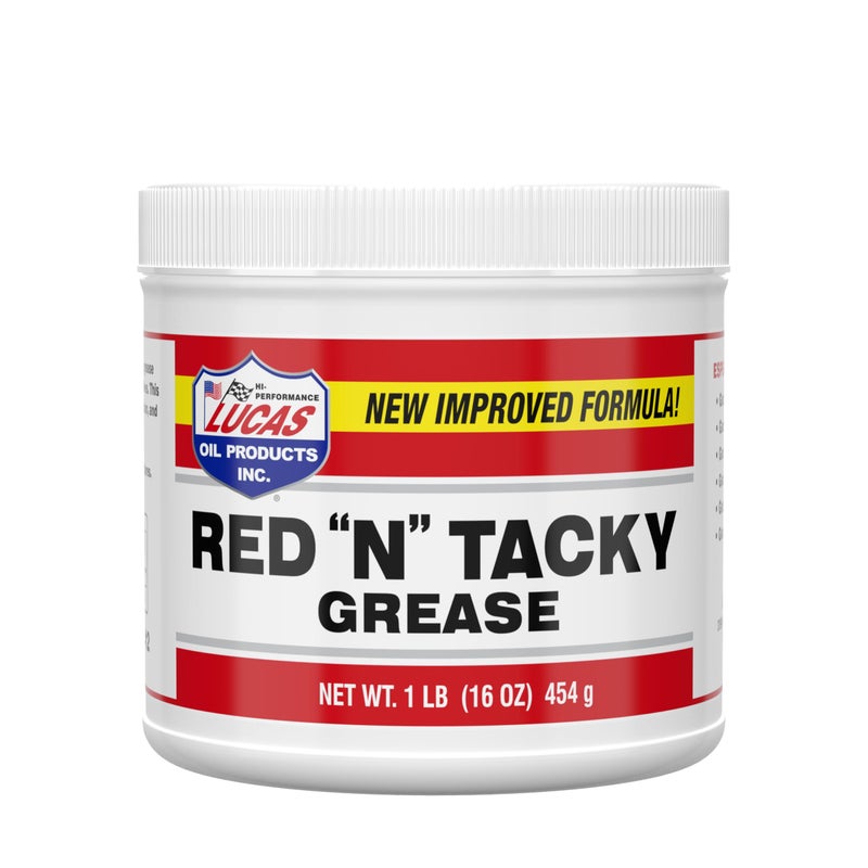 Lucas Oil 10574 Red "N" Tacky Grease - 1 Pound - Image 1