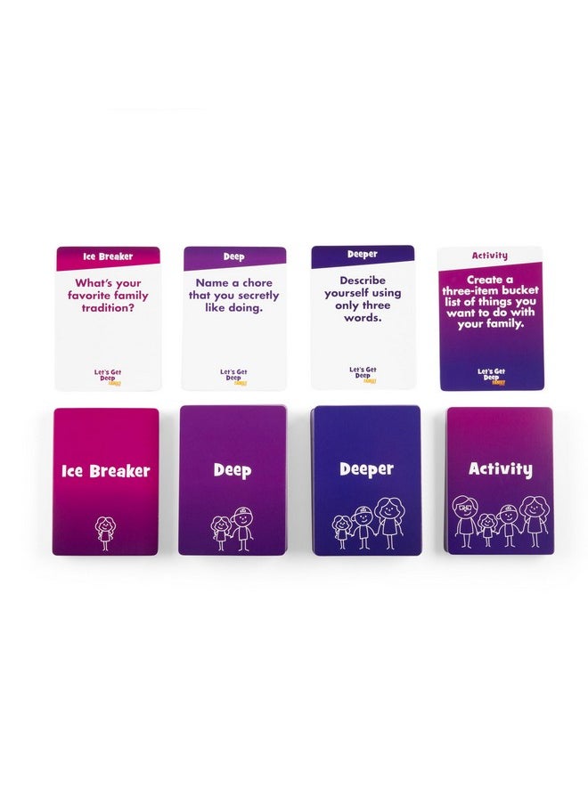 WHAT DO YOU MEME? - WHAT DO YOU MEME? Let's Get Deep® Family Edition - Family Conversation Cards - Get to Know Each Other Card Games - Image 1