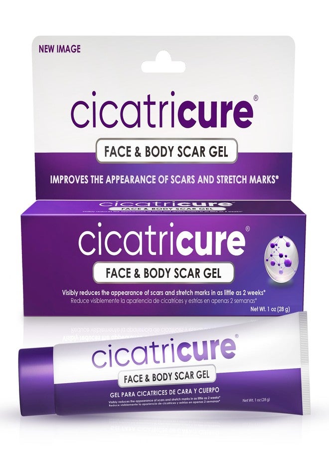 Cicatricure Advanced Scar Gel for Face & Body - Proven Results in 2 Weeks, Scar Treatment for Surgical Scars, Stretch Marks, Scars of Burns and Injuries, Acne Scar Treatment, 1 oz (28 g) - Image 1