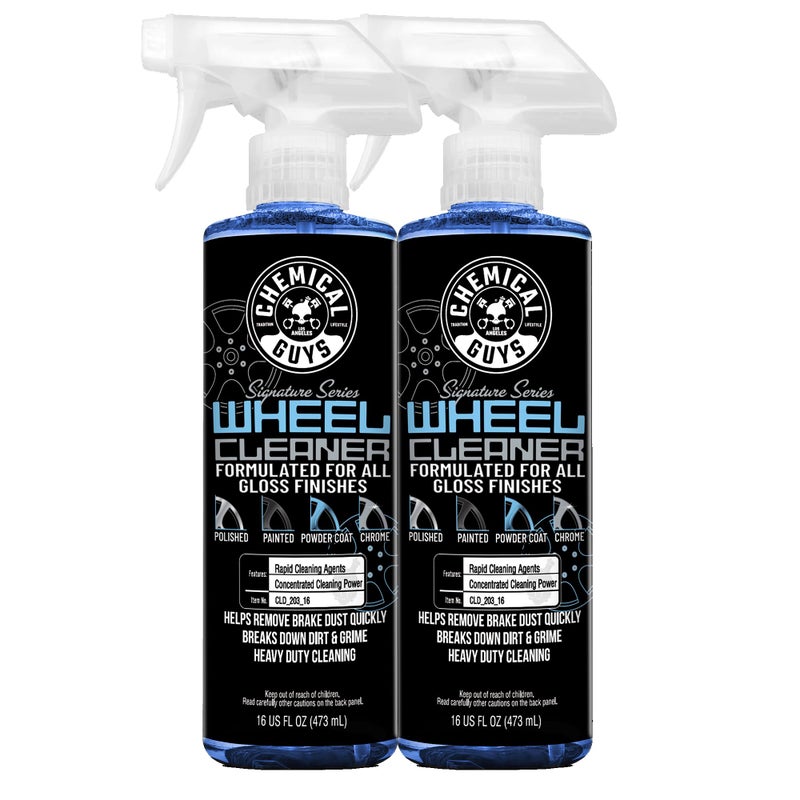 Chemical Guys CLD_203_1602 Signature Series Wheel Cleaner, Formated For All Gloss Finishes, Safe for Cars, Trucks, SUVs, Motorcycles, RVs & More 16 fl oz (2 Pack) - Image 1
