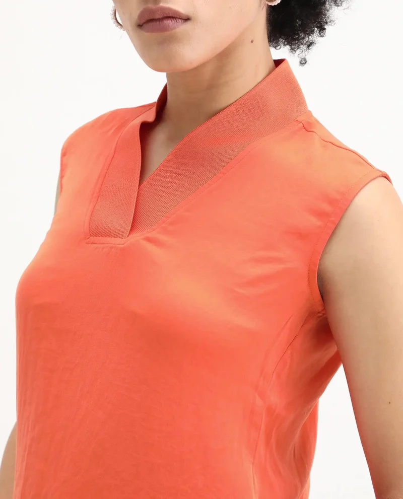 Rareism Women's Sleeveless Plain Top