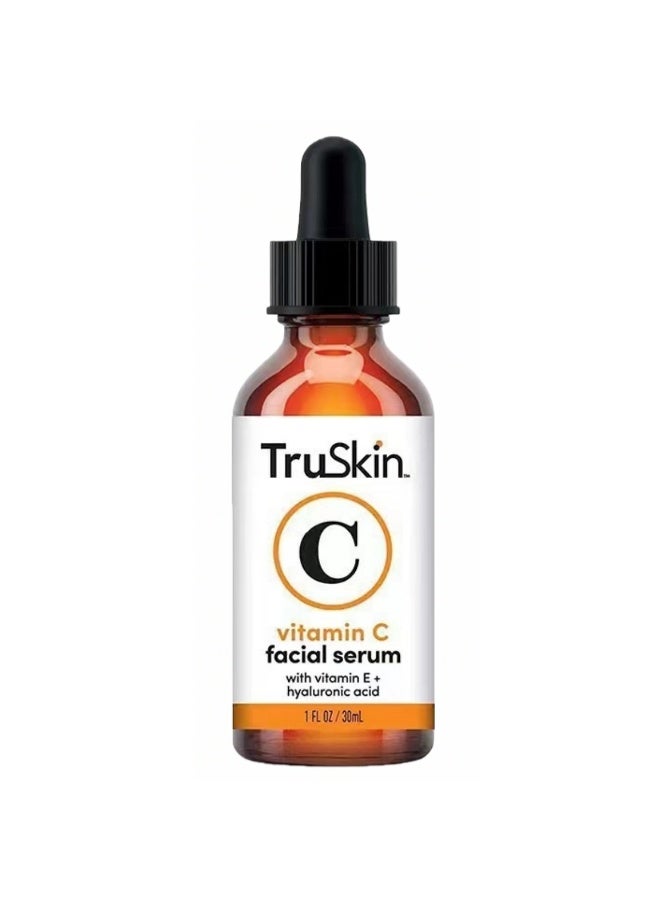 TruSkin Vitamin C Facial Serum – Anti Aging Facial Serum，Brightening Serum for Dark Spots, Even Skin Tone, Eye Area, Fine Lines u0026 Wrinkles 30ml - Image 1