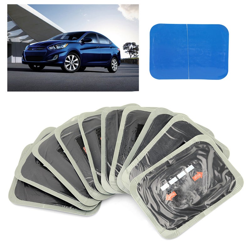 10Pcs 80*120mm Car Natural Rubber Tire Tyre Puncture Repair Patch Tubeless Patches - Image 5