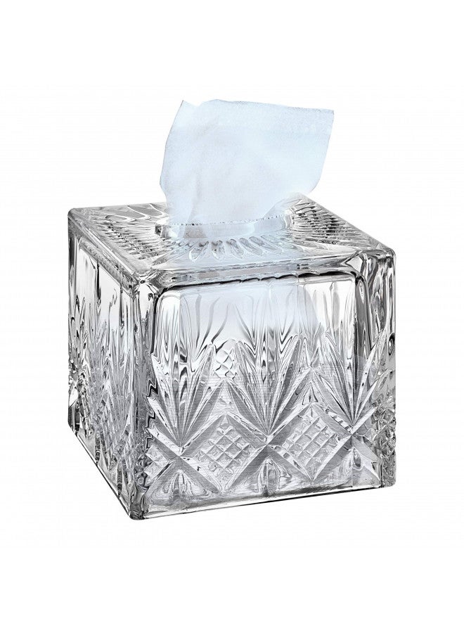 Godinger Dublin Crystal Tissue Box - Image 1