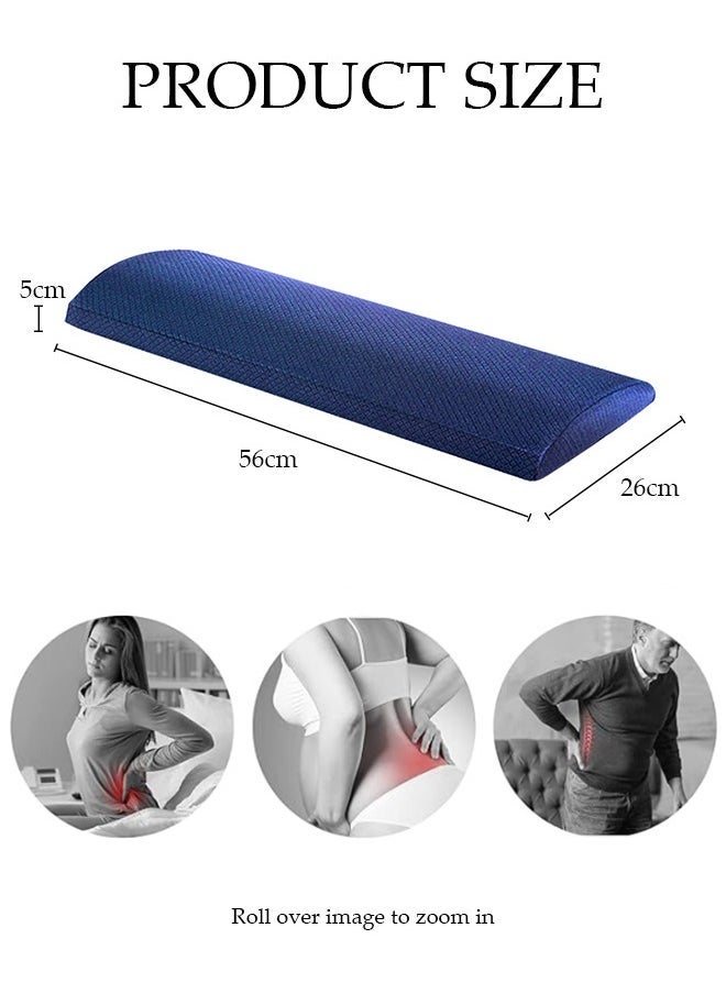Arabest - Lumbar Support Pillow for Sleeping Memory Foam Back Waist Cushion for Low Back Pain Relief, Back Support Pillow Sleeping, Bed and Chair - Image 1