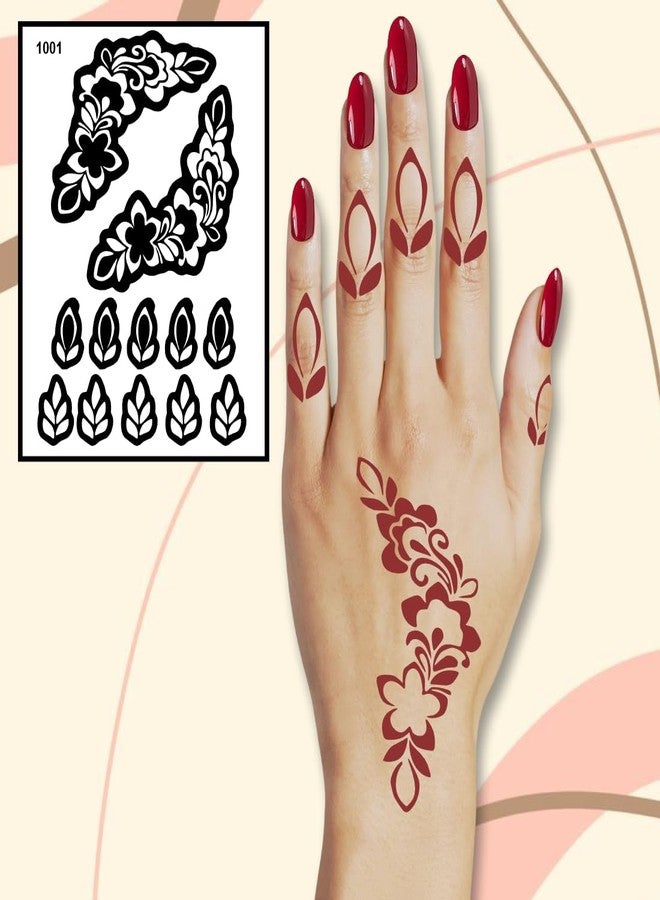 ORDERSHOCK Stylish Finger Mehndi Stencil Sticker for Quick Design - Image 3