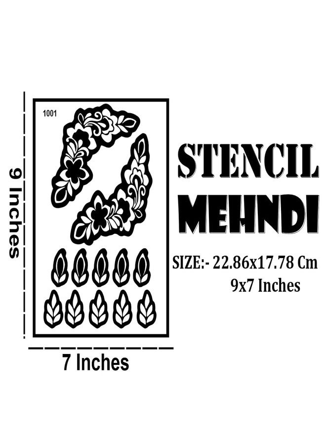 ORDERSHOCK Stylish Finger Mehndi Stencil Sticker for Quick Design - Image 2