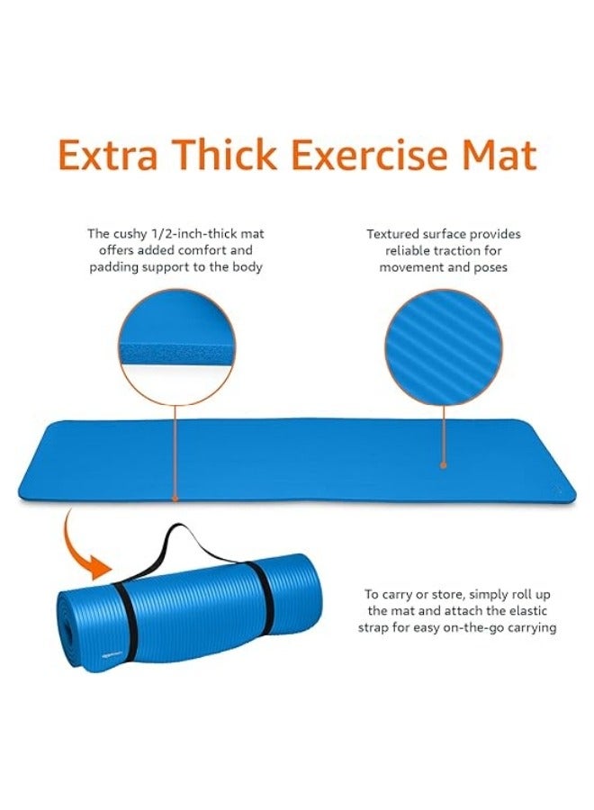 Generic Extra Thick Exercise Yoga Gym Floor Mat  - Image 3