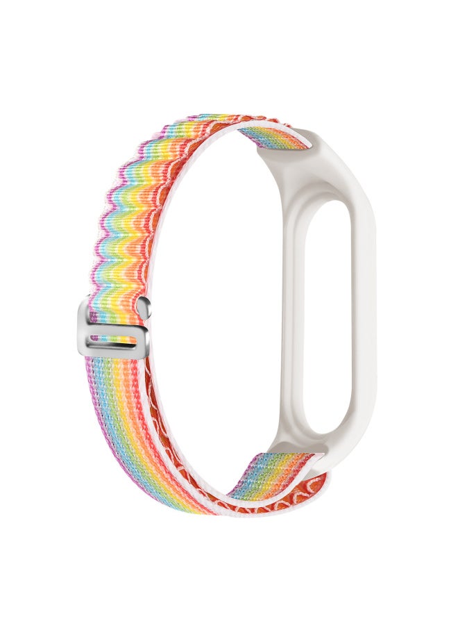 Generic - For Mi Band 9/8 Strap Universal Alpine Loop Strap Mi Band Mi34567 Nylon Strap-Color:2# Seven Color-Specifications:Special For 8/9 Meters - Image 1