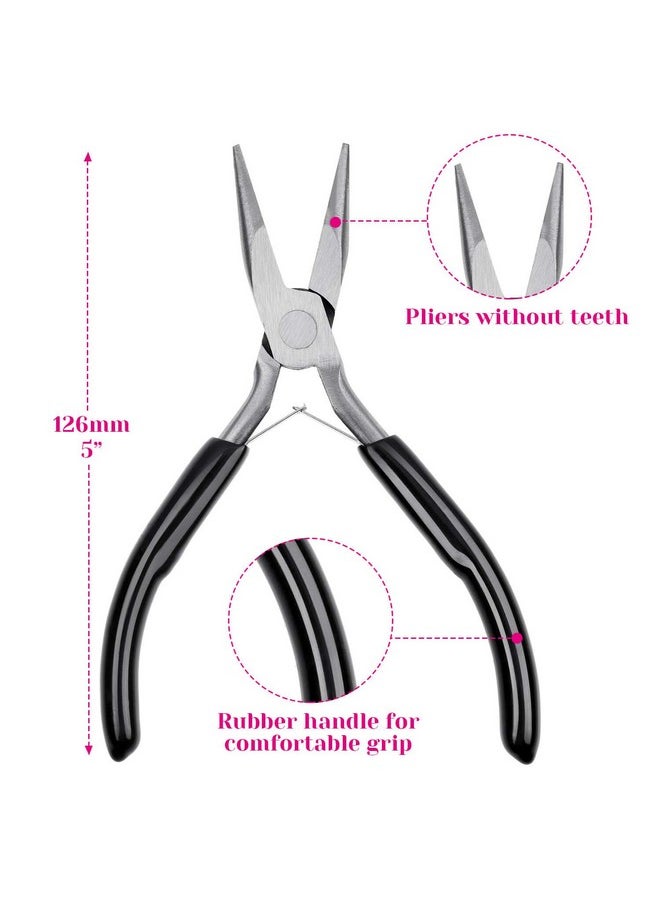 cridoz - Jewelry Pliers Cridoz Beading Pliers Set With Needle Nose Pliers Round Nose Pliers And Wire Cutter For Jewelry Making Beading Repair Supplies And Crafting (Set Of 3) - Image 1