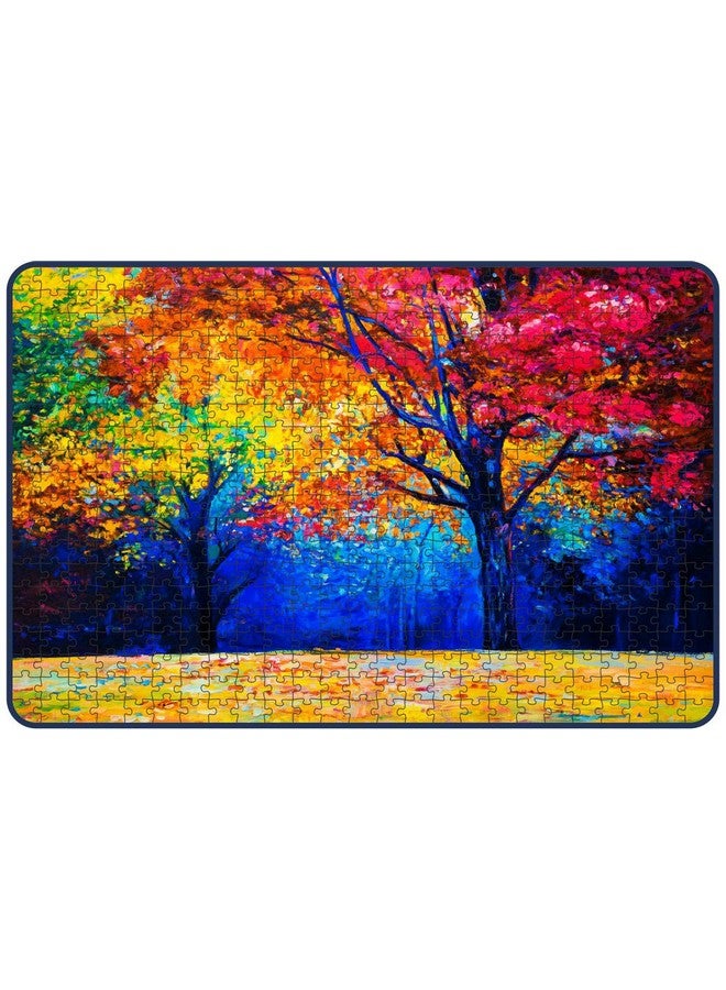 Webby Colourful Autumn Trees Painting Jigsaw Puzzle, 500 Pieces - Image 2