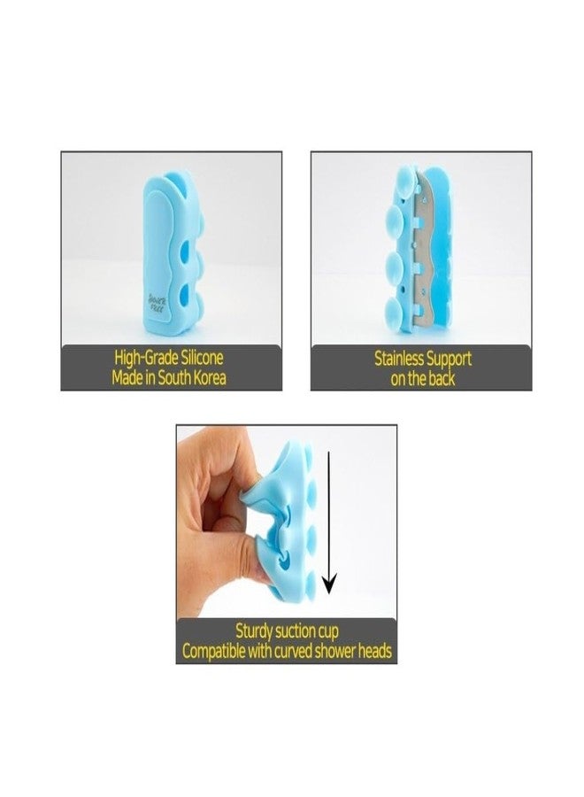 Vichip Self Adhesive Shower Head Holder Adjustable Bathroom Wall Mount Bracket Self-Adhesive Handheld Drill-Free Showerhead Rack (1PCS) - Image 3