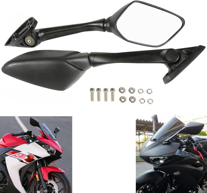 MZS Motorcycle Rear View Mirrors for YZF-R3 YZF-R25 (2014-2018) - Image 2