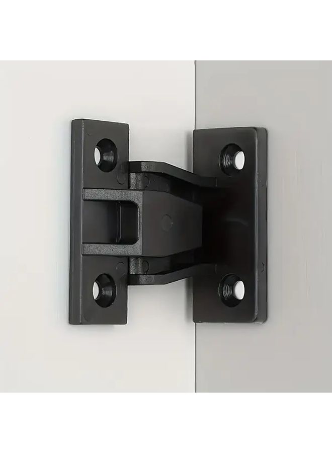 50Pcs Black Plastic Push In Base Fixing Parts With Screws For Furniture Cabinet Wardrobe Boards - Image 4