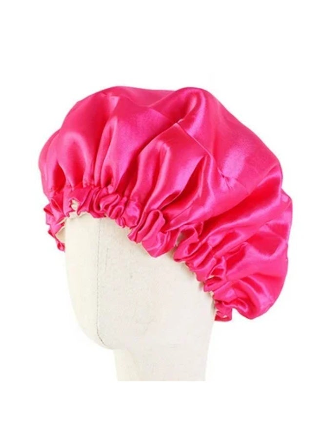 Flamingo Satin Bonnet
