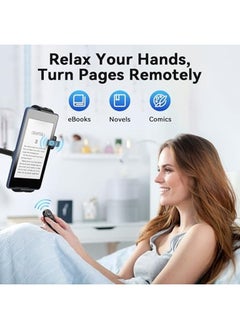 SKY-TOUCH Wireless RF Page Turner Remote | Compatible with Kindle, iPad, iPhone, Android Devices, E-Readers | Camera Remote, Ergonomic Design, Long Battery Life  - Image 4