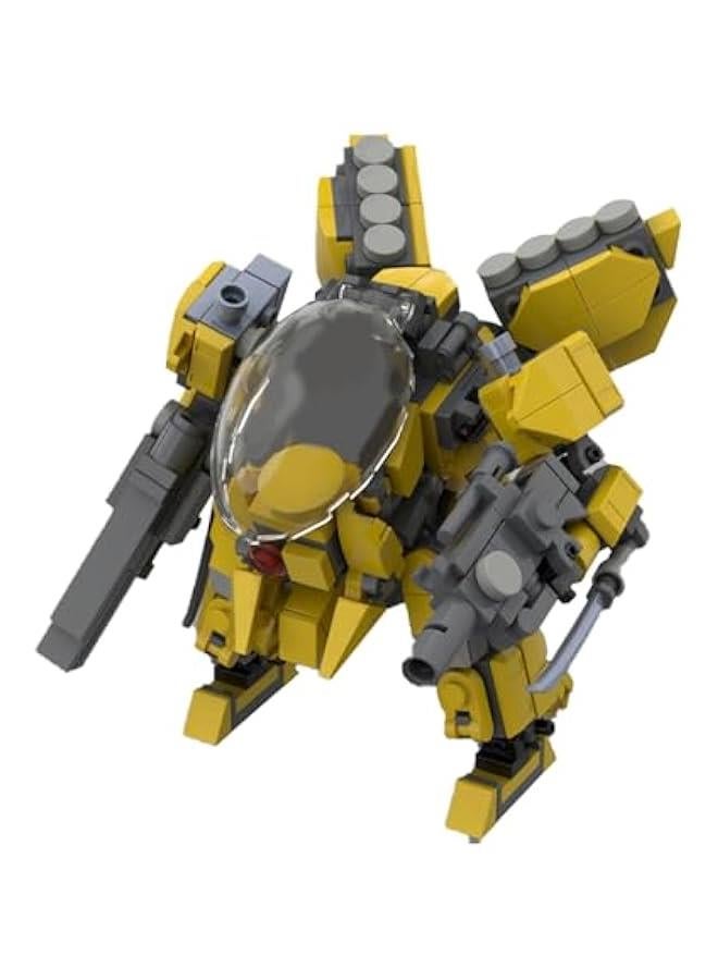Mech Armor with Openable Cockpit Building Block Kit,  Game Mecha Battle Robot War Machine Mk1 Figure Toy Model, Suitable for Boys Girls Children Adult Fans  - Image 1