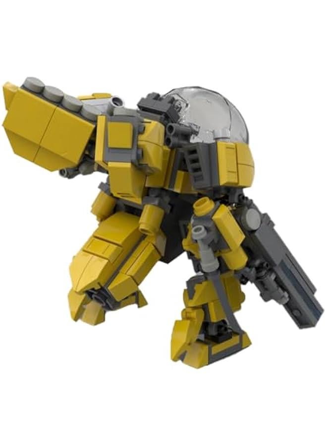 Mech Armor with Openable Cockpit Building Block Kit,  Game Mecha Battle Robot War Machine Mk1 Figure Toy Model, Suitable for Boys Girls Children Adult Fans  - Image 3
