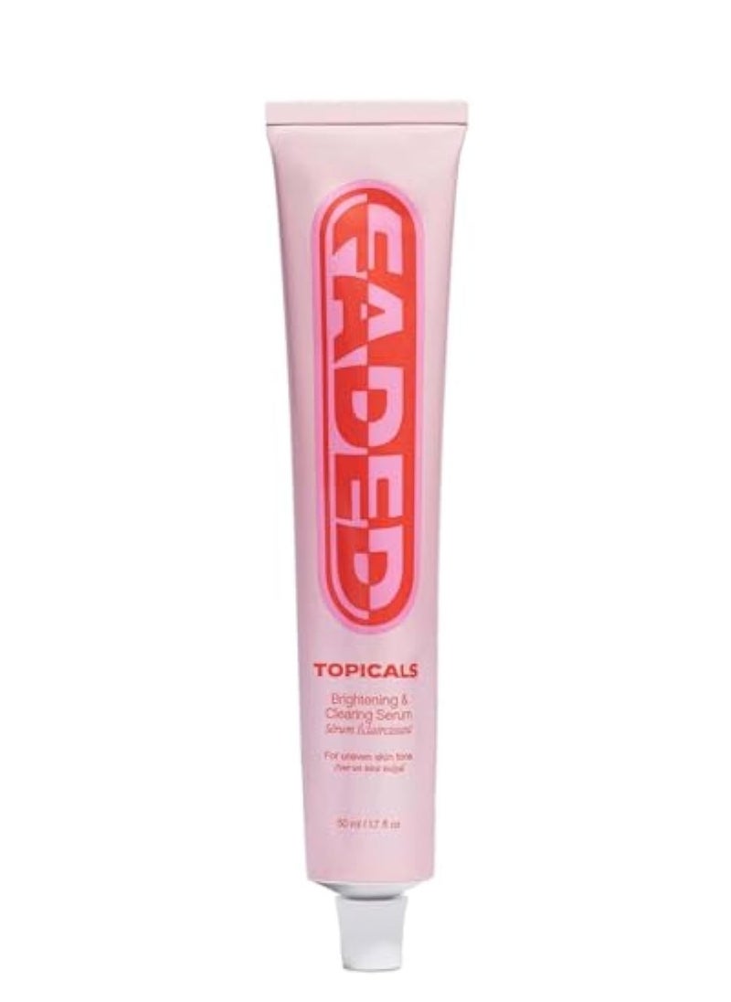 TOPICALS Topicals Faded Brightening and Clearing Serum | Reduces Discoloration, Post-Blemish Marks, Scars and Spots | Contains Kojic Acid and Niacinamide | Dermatologist-tested, Vegan, Cruelty-Free (1.7 Fl Oz)  - Image 1