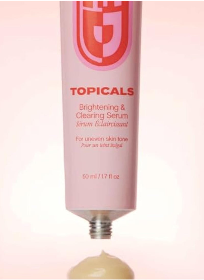 TOPICALS Topicals Faded Brightening and Clearing Serum | Reduces Discoloration, Post-Blemish Marks, Scars and Spots | Contains Kojic Acid and Niacinamide | Dermatologist-tested, Vegan, Cruelty-Free (1.7 Fl Oz)  - Image 3