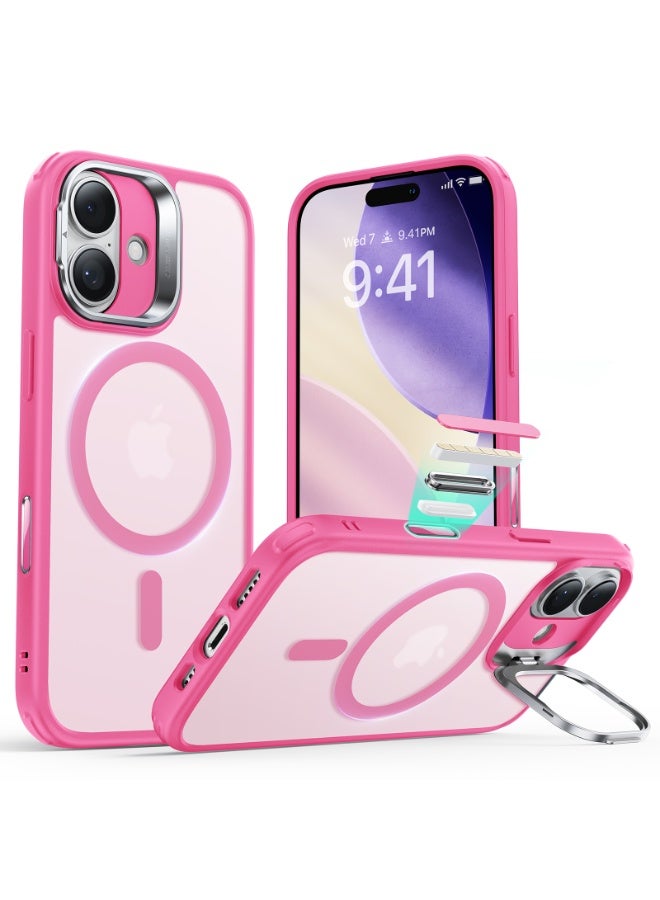 ESR for iPhone 17 Case with Stash Stand, Camera Control Cover Compatible with MagSafe, Military-Grade Drop Protection Magnetic Phone Case, Scratch-Resistant Back Cover pink - Image 1