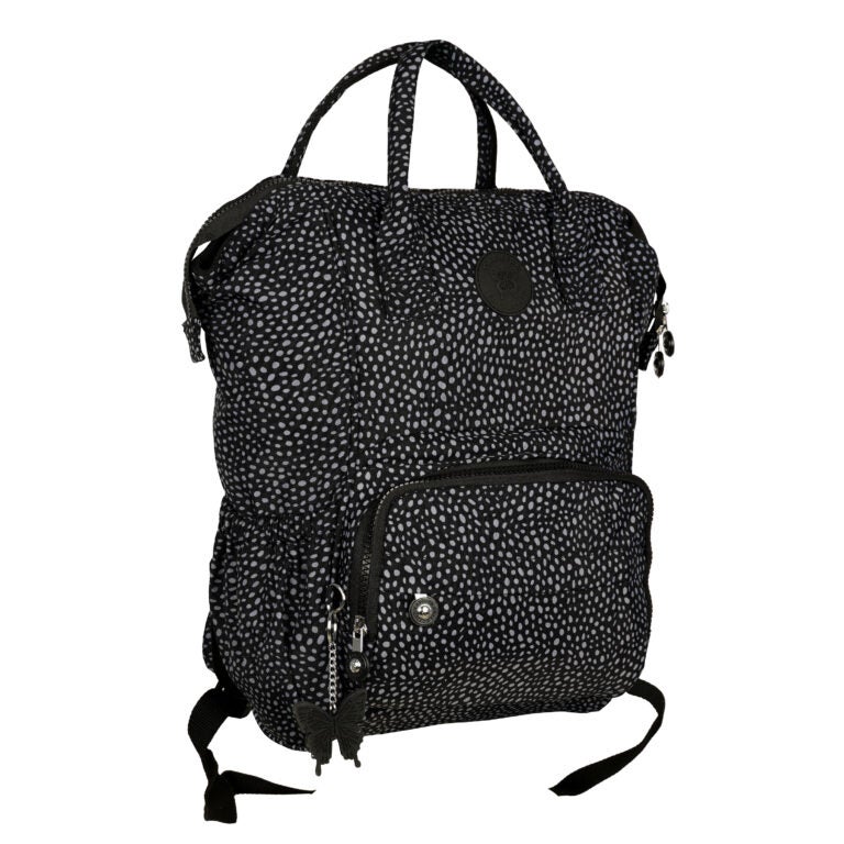 CAPRICE COLLECTION Mommy Bag for Moms – Charcoal Grey, Water-Resistant Nylon, 16.2L Capacity, Multi-Compartment Design - Image 4