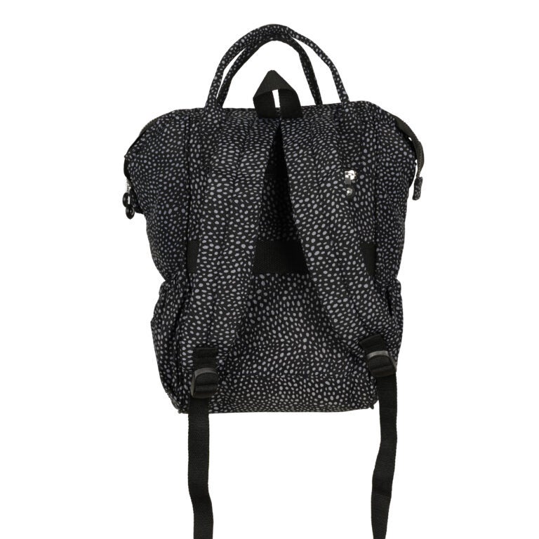 CAPRICE COLLECTION Mommy Bag for Moms – Charcoal Grey, Water-Resistant Nylon, 16.2L Capacity, Multi-Compartment Design - Image 2