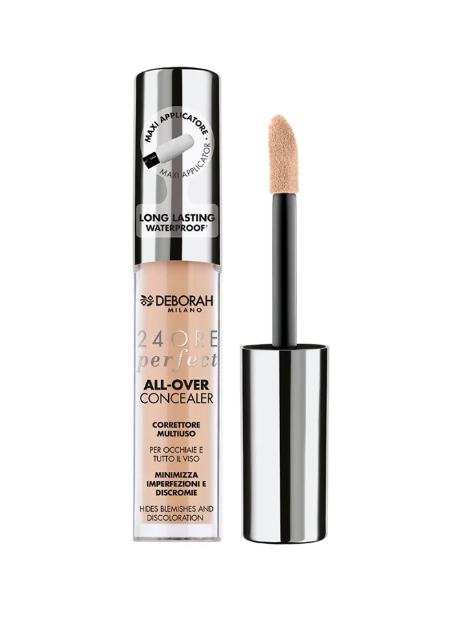 DEBORAH MILANO 24Ore Perfect All Over Concealer Long Lasting Waterproof 02 - Beige