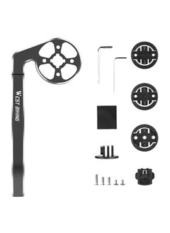 Bicycle Handlebar CycleComputer Holder Extender Road Bike Handle Extension Rod Base Bike Mileometer Light Camera Bracket Adapter