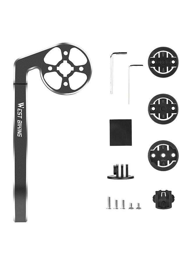 WEST BIKING - Bicycle Handlebar CycleComputer Holder Extender Road Bike Handle Extension Rod Base Bike Mileometer Light Camera Bracket Adapter - Image 1