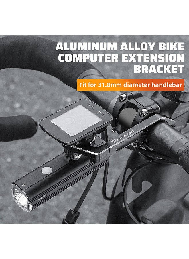 WEST BIKING - Bicycle Handlebar CycleComputer Holder Extender Road Bike Handle Extension Rod Base Bike Mileometer Light Camera Bracket Adapter - Image 1