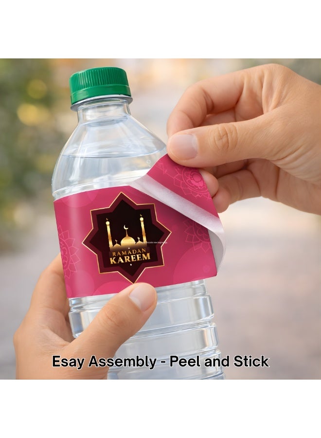 PRINTSHOP4ME Ramadan Water Bottle Sticker Labels For Ramadan Party Decorations Supplies Set Of 20 Pcs - Image 4