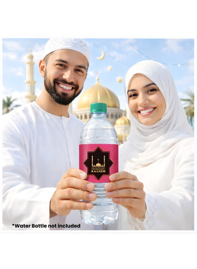 PRINTSHOP4ME Ramadan Water Bottle Sticker Labels For Ramadan Party Decorations Supplies Set Of 20 Pcs - Image 2