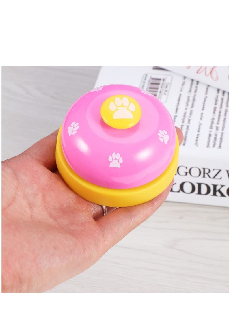 Dog Puppy Kitten Potty Training Bells Footprint Pattern Doorbell Buttons for Communication Multicolor - Image 1