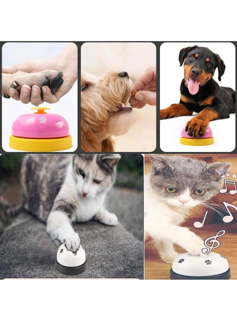 Dog Puppy Kitten Potty Training Bells Footprint Pattern Doorbell Buttons for Communication Multicolor - Image 4