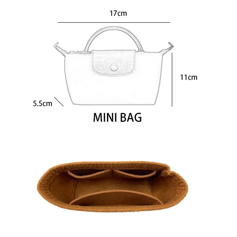 banbeln Mini Bag Organizer Fit For MINI Bag Organiser Insert Inner (Beige) - Image 3