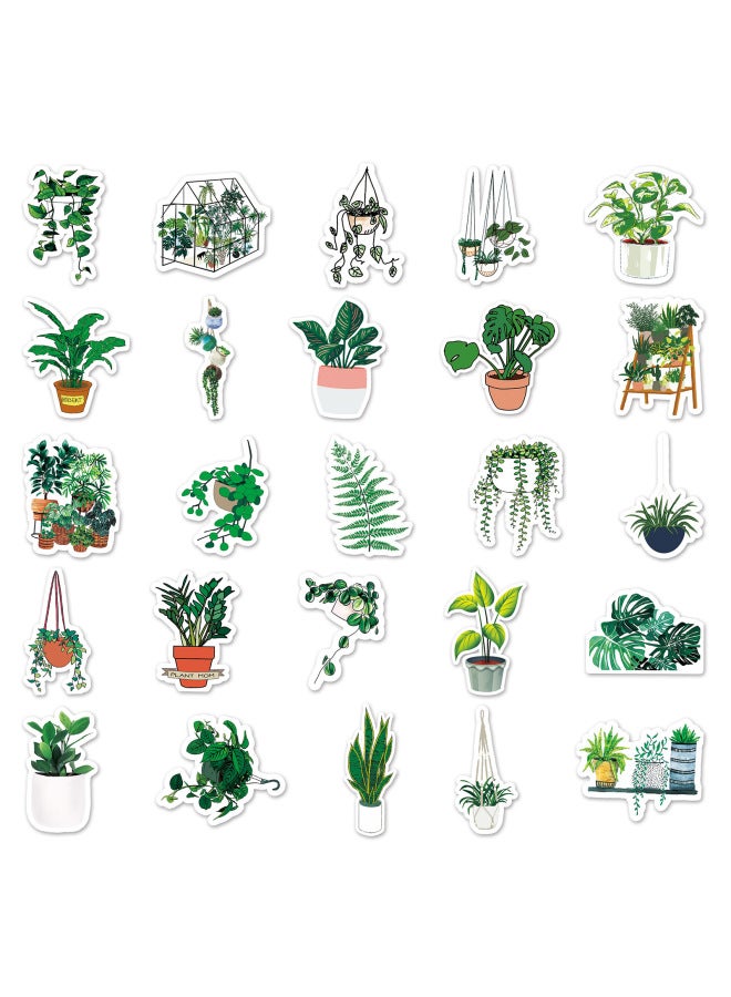 Bernard Green Plant Graffiti Stickers Small Fresh Stickers Diy Skateboard Phone Case Luggage Stickers - Image 2