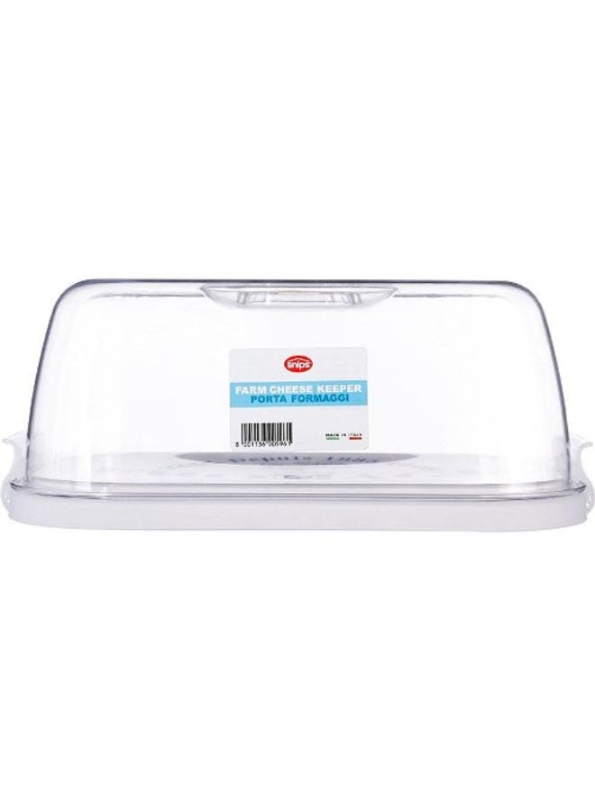 Snips Dishwasher Safe Farm Cheese Keeper White and Clear 3 L 035003 - Image 3